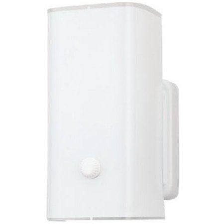 BRIGHTBOMB 66401 4.5 in. Single Light White Wall Bracket BR572494